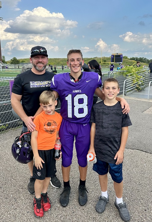 Kelly K football at 500