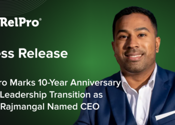 RelPro Marks 10-Year Anniversary With Leadership Transition as Rajmangal Named CEO