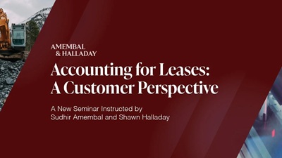 Accounting for Leases—A Lessor Perspective