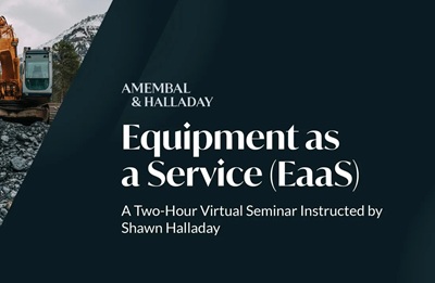 Equipment as a Service (EaaS)