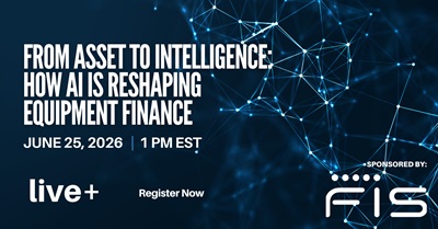 Monitor Live+ From Asset to Intelligence: How AI Is Reshaping Equipment Finance