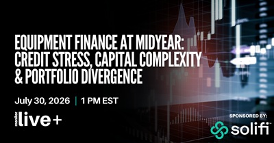 Monitor Live+ Equipment Finance at Midyear: Credit Stress, Capital Complexity & Portfolio Divergence