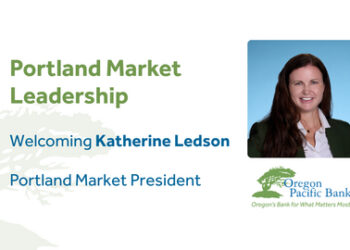 Oregon Pacific Bank Hires Ledson as Portland Market President