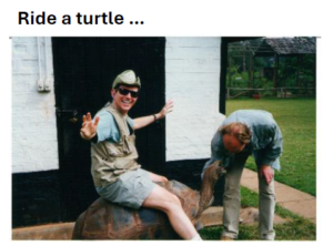 David with Turtle