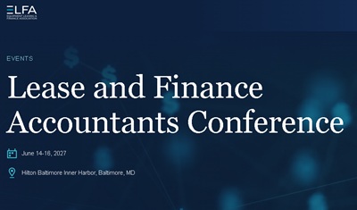 2027 ELFA Lease and Finance Accountants Conference